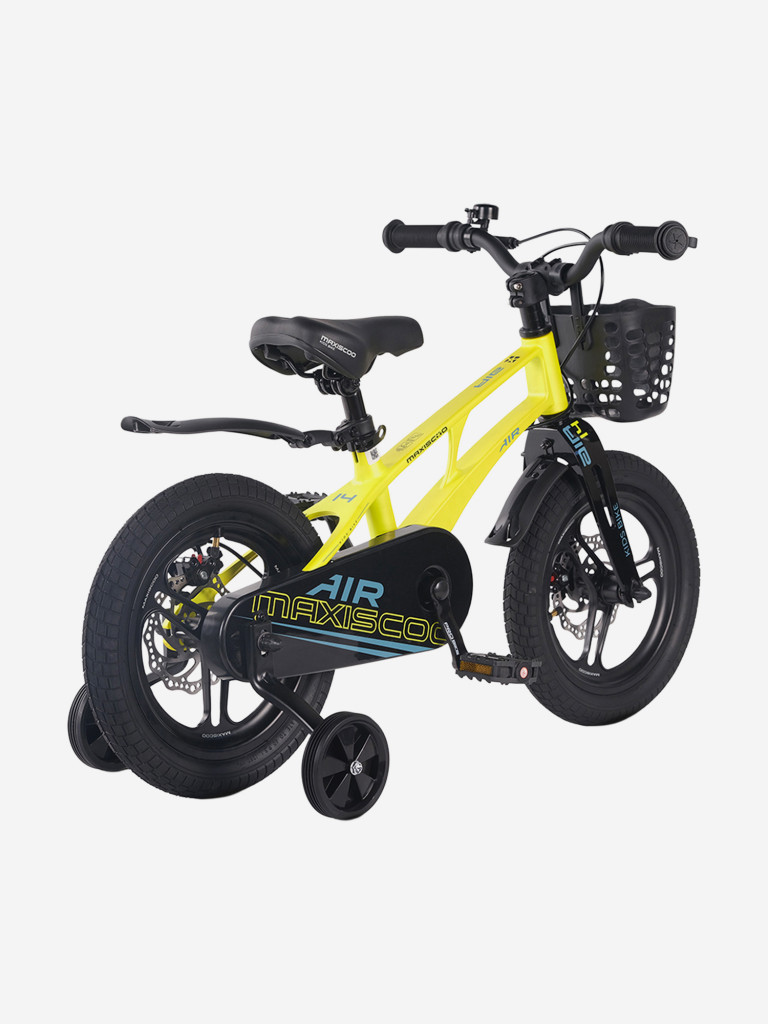Велосипед детский Maxiscoo AIR PRO 14'' желтый матовый, 2026