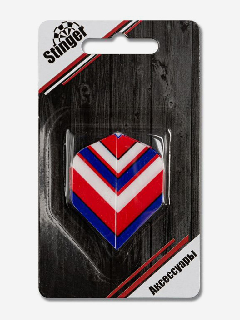 Оперения для дротиков для дартса Stinger, 3шт., материал PET, форма классическая