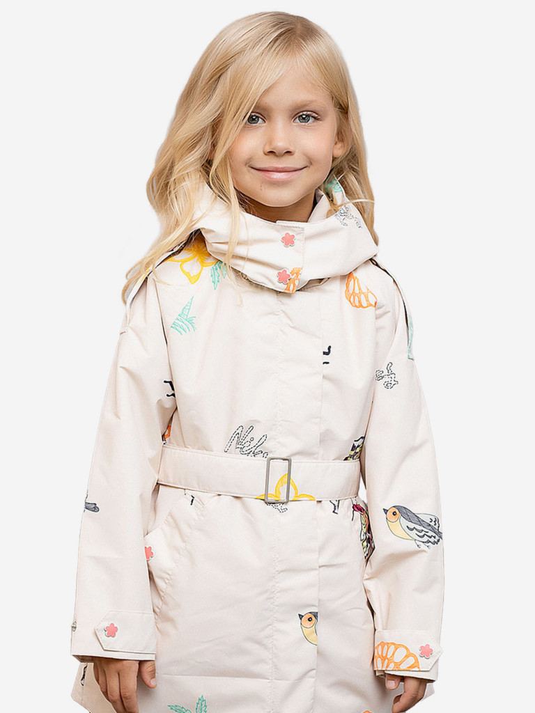 Тренч для девочки batik Герми мультиколор