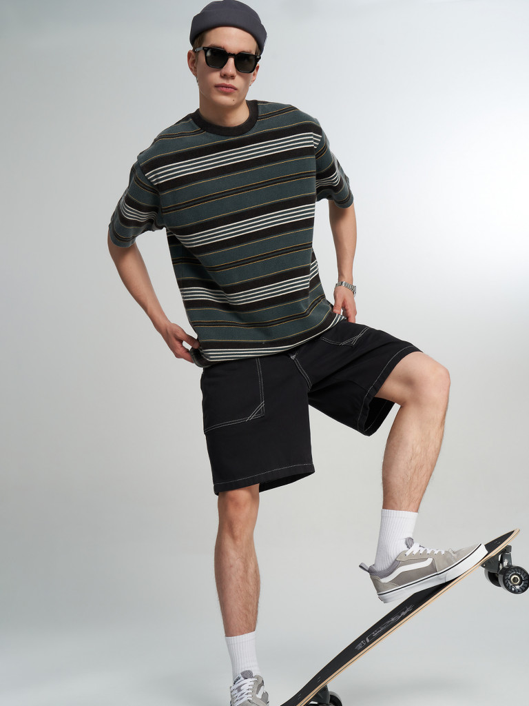 Футболка мужская Vans LX Pique Stripe SS
