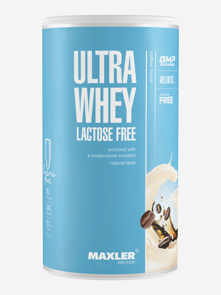 Протеин сывороточный безлактозный Maxler Ultra Whey Lactose Free, порошок, 300 г - Кофе