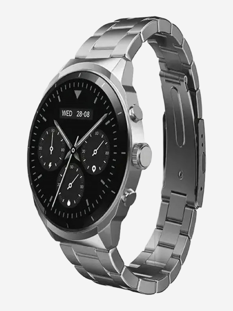 Умные часы TTEC Tempus Pro S 45mm Round Aluminium Case Smartwatch в круглом алюминиевом корпусе с AMOLED-экраном. Цвет: металлик