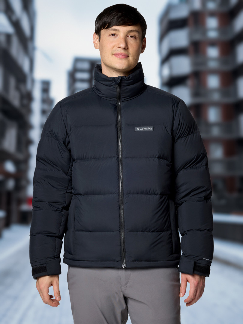 фото Пуховик мужской columbia bulo point iii down jacket, черный