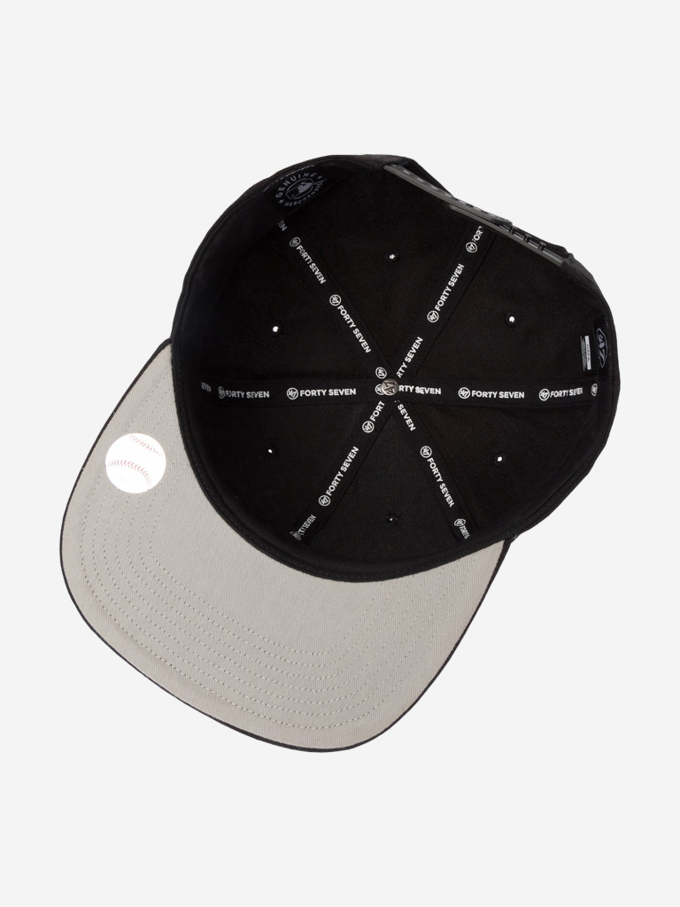 Бейсболка с прямым козырьком 47 BRAND B-NSHOT12WBP-BKWH Los Angeles Dodgers MLB