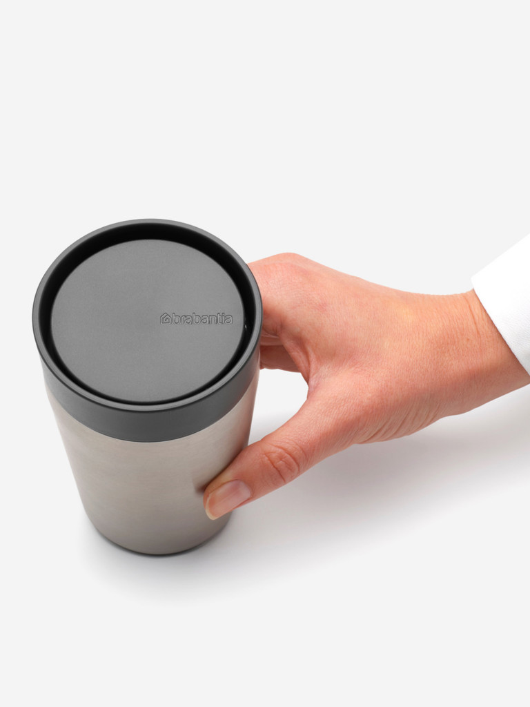 Термокружка Brabantia "Make&Take" 200мл темно-серый 228728