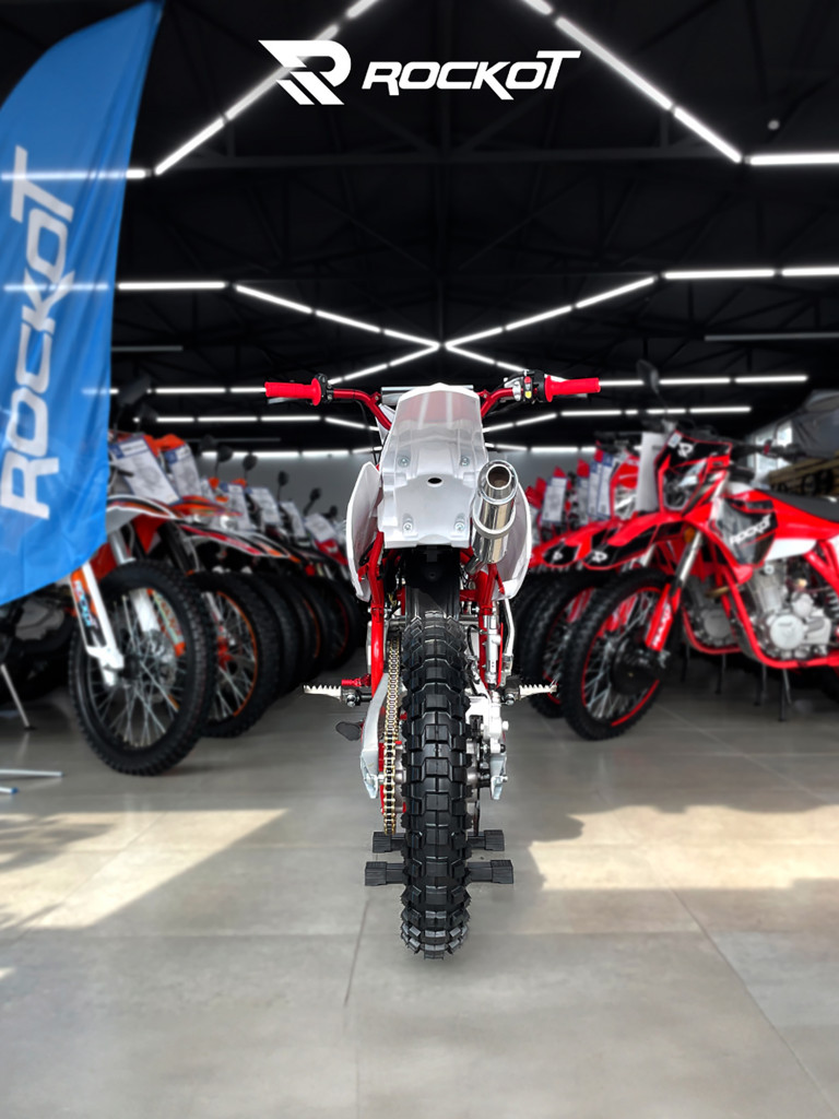 Питбайк ROCKOT HI-TECH 140 Forsage 2.0 (механ. сцепл., эл. стартер, 17/14)