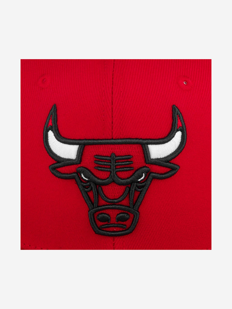 Бейсболка с прямым козырьком MITCHELL NESS HHSS2991-CBUYYPPPRED1 Chicago Bulls NBA (красный)