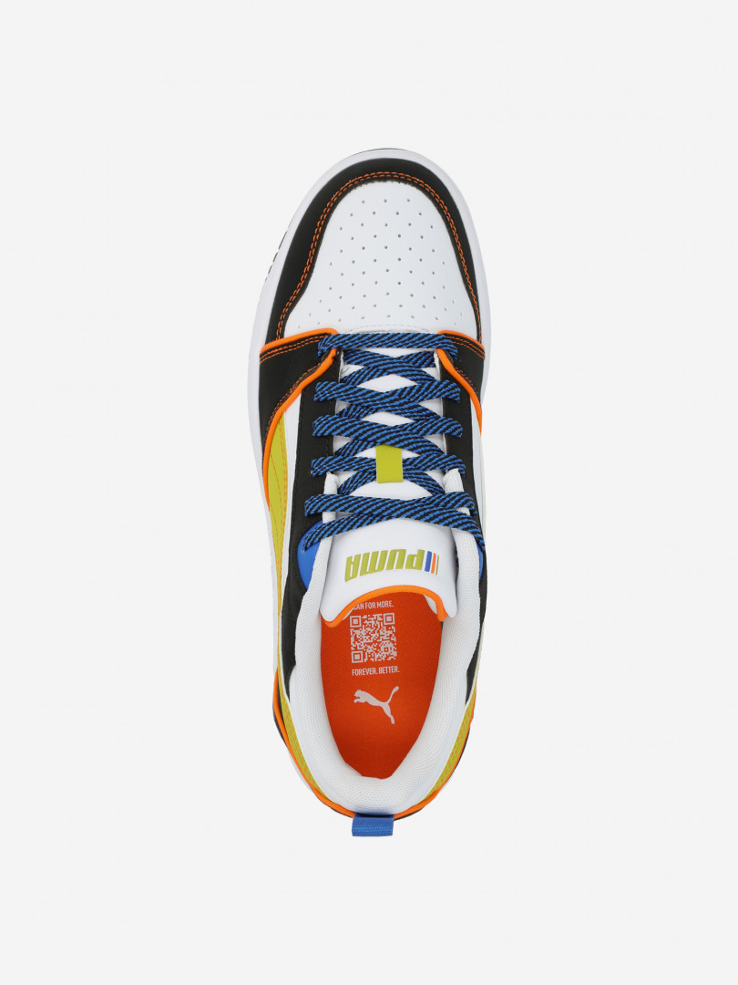 Кеды для мальчиков PUMA Rebound V6 Lo Starblitz Jr 32375020299 Белый, размер 35,37.5,36.5,37,34.5,36,38, фото 5