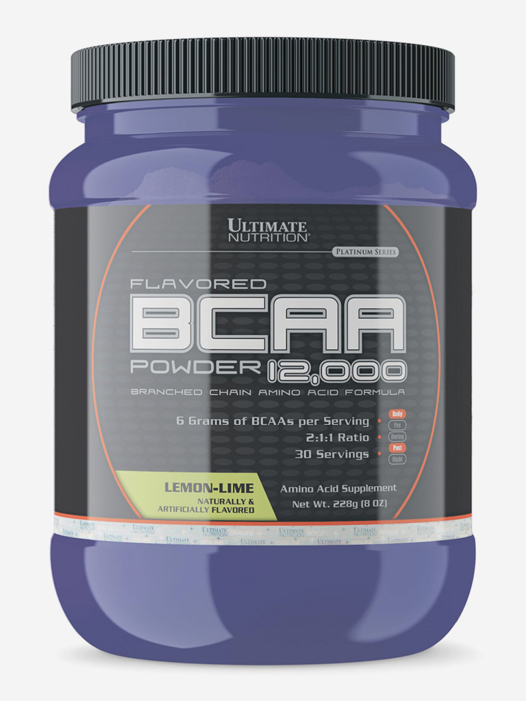 Аминокислоты Ultimate Nutrition BCAA 12000, 228 г, Лимон-лайм