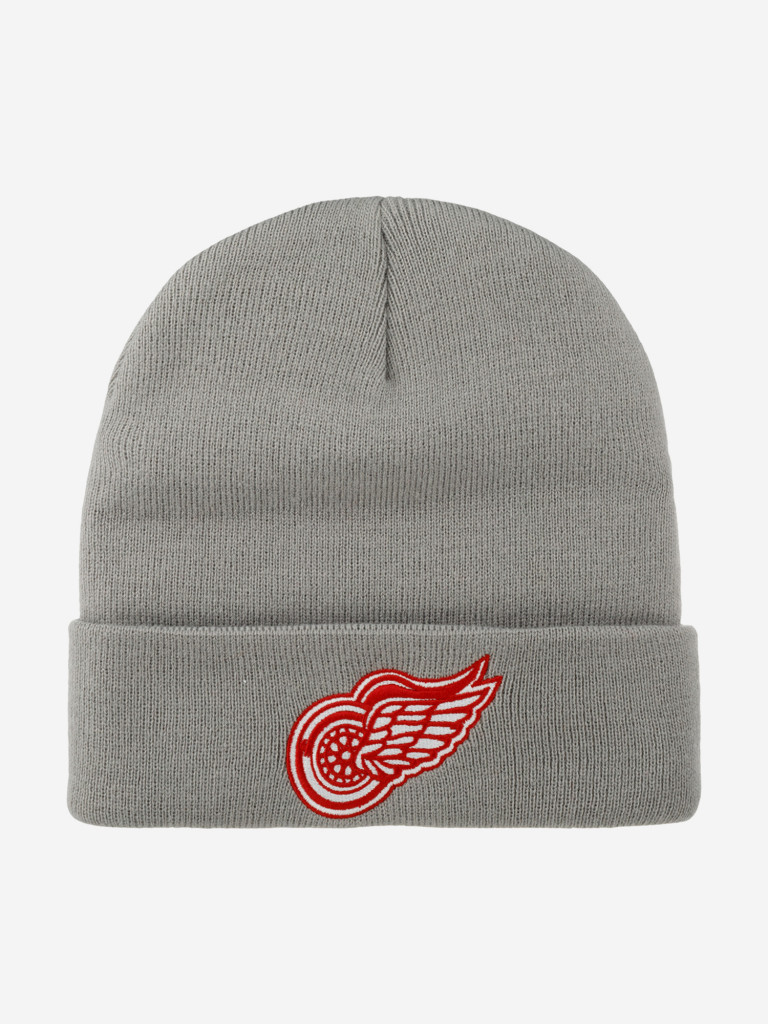 Шапка с отворотом MITCHELL NESS EU175-TEAMTALK-GRY Detroit Red Wings NHL