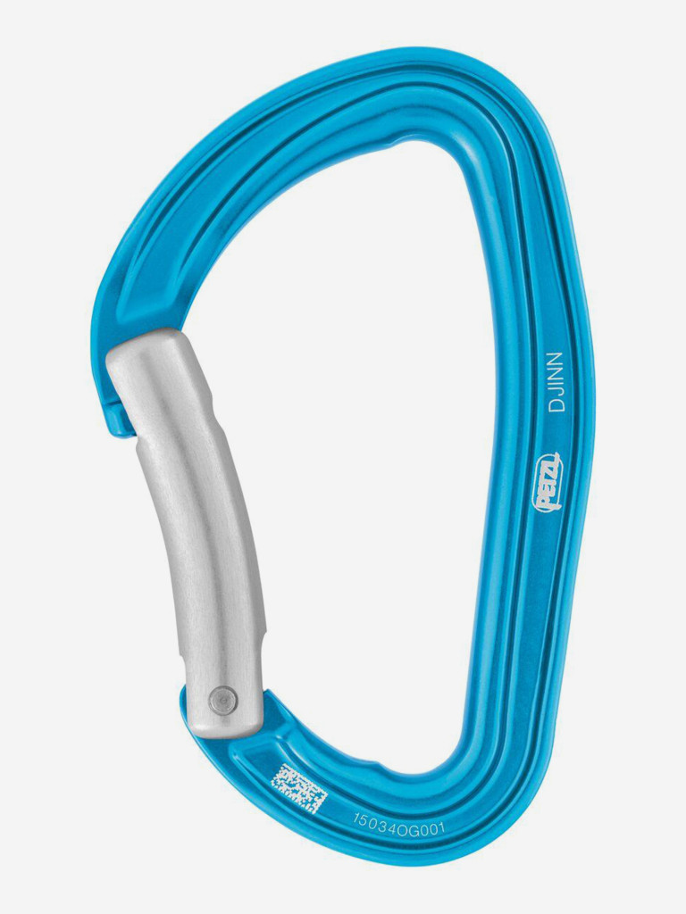 Карабин вспомогательный Petzl DJINN, голубой