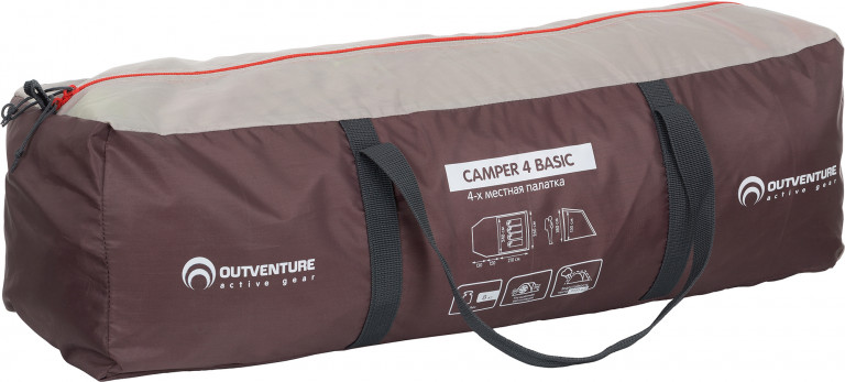 Палатка 4-местная Outventure Camper 4 Basic v2