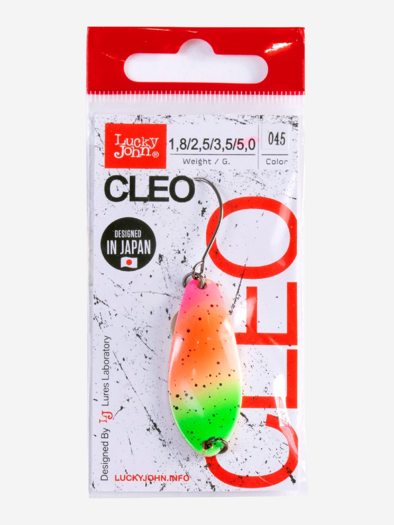 Блесна колеблющаяся Lucky John CLEO, колебалка LJCL50-045 длиной 41 мм, вес 5 г