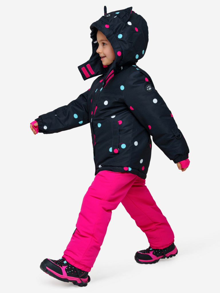 Комплект зимний для девочек: куртка, полукомбинезон PlayToday