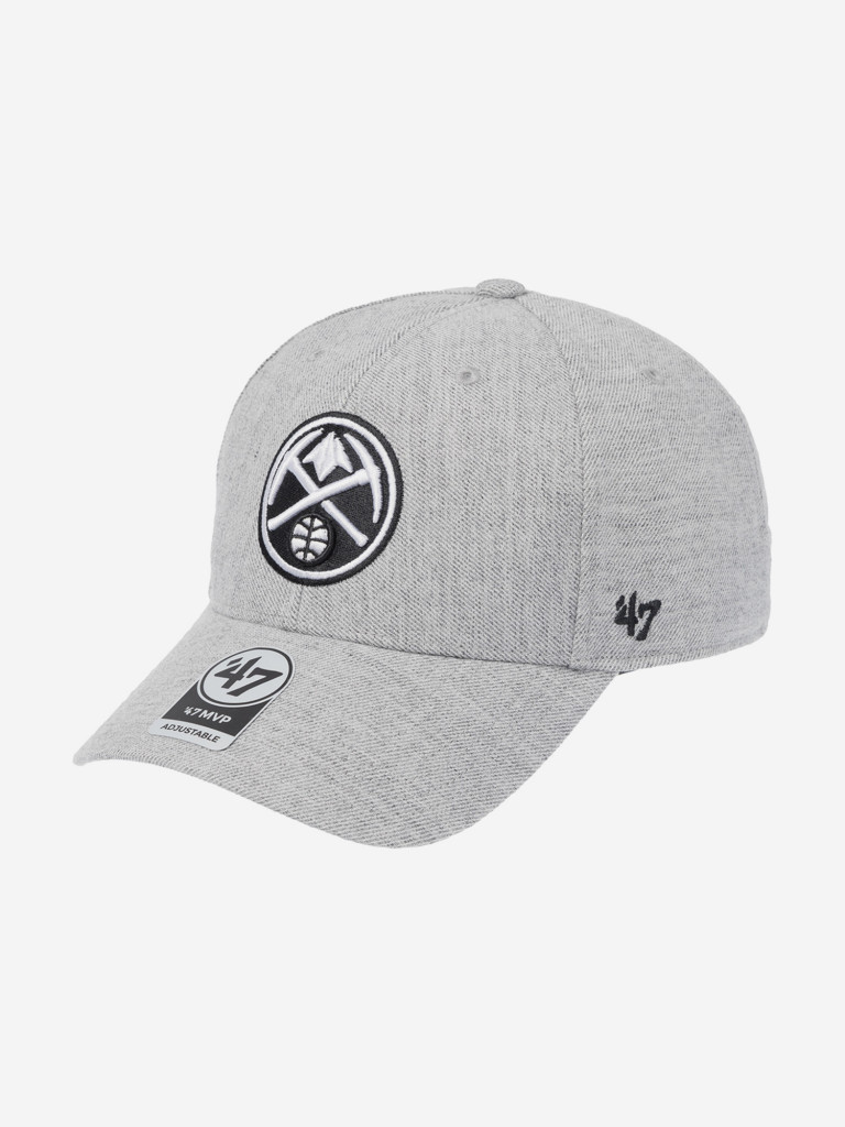 Бейсболка 47 BRAND K-STMCD06WHV-CC Denver Nuggets NBA (серый)