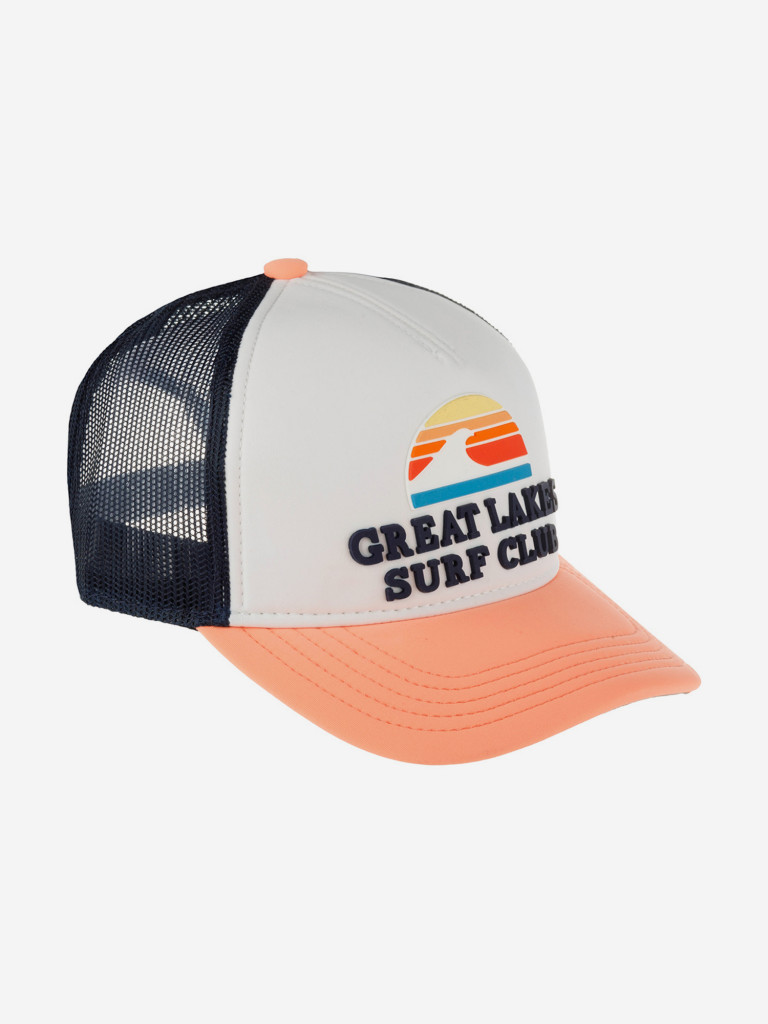 Бейсболка с сеточкой AMERICAN NEEDLE 44890A-GLAKE Great Lakes Surf Club Riptide Valin (оранжевый)