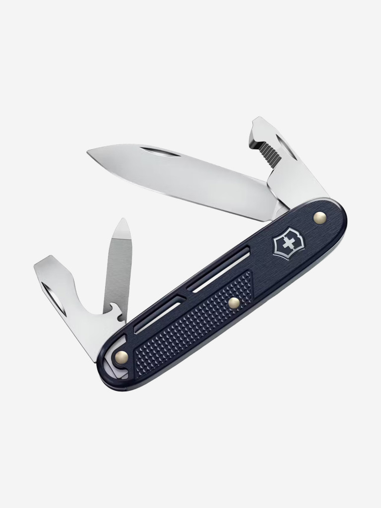 Нож Victorinox Synergy Alox, 163 мм, 9 функций, синий