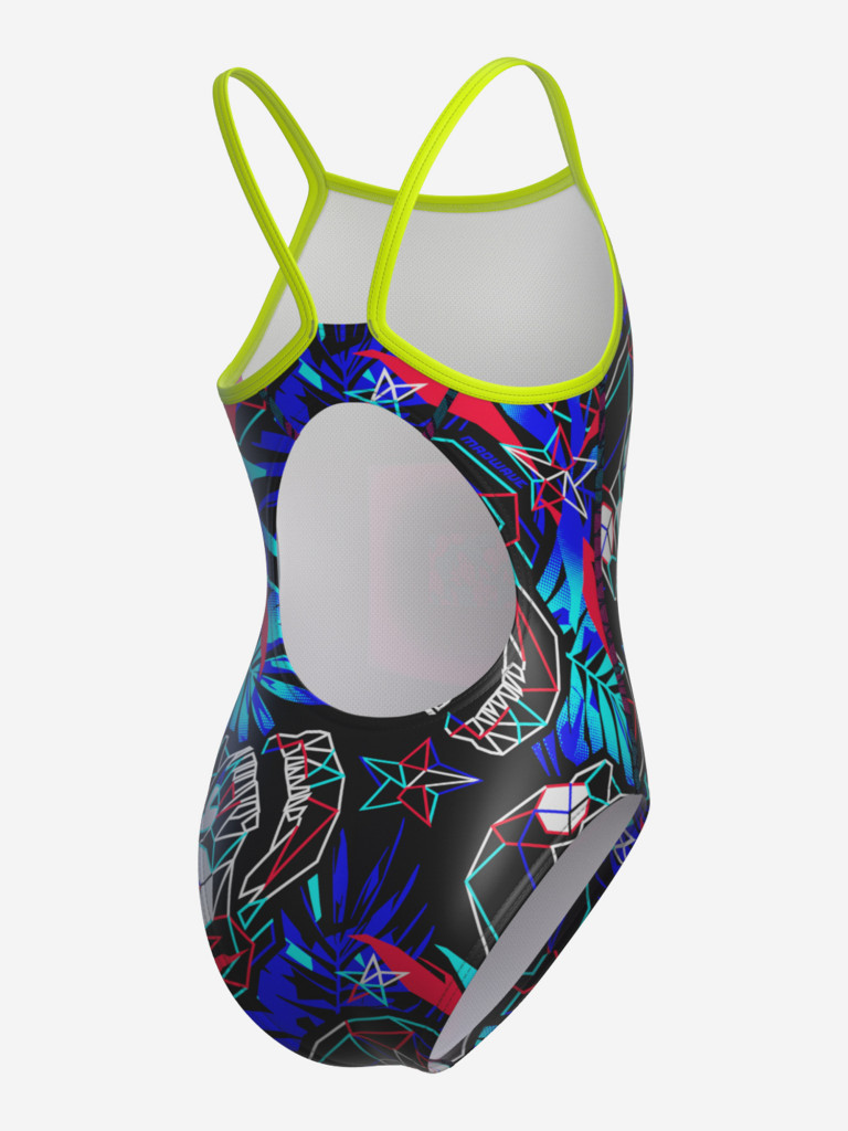 Юниорский купальник спортивный антихлор Mad Wave Nera Junior PBT D5