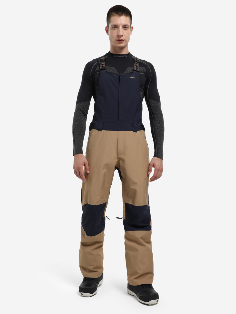 фото Брюки утепленные мужские termit, коричневый