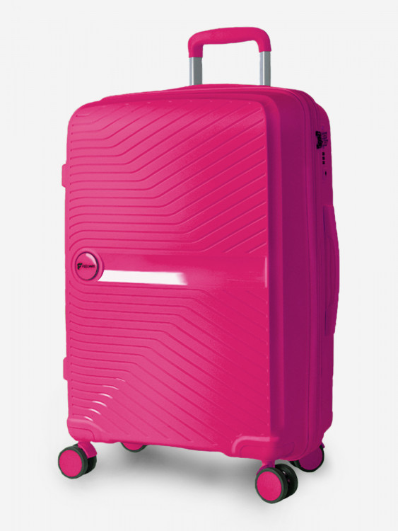 Чемодан на колесах L фуксия Feelway