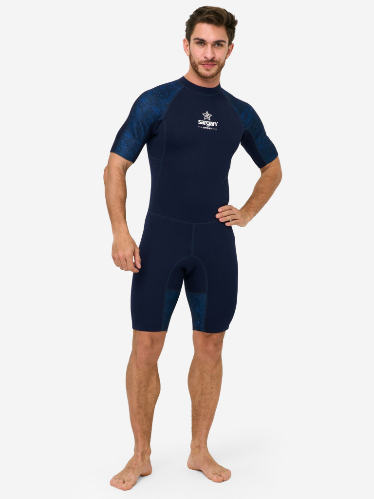 Гидрокостюм неопреновый короткий мужской 2мм SARGAN Sport