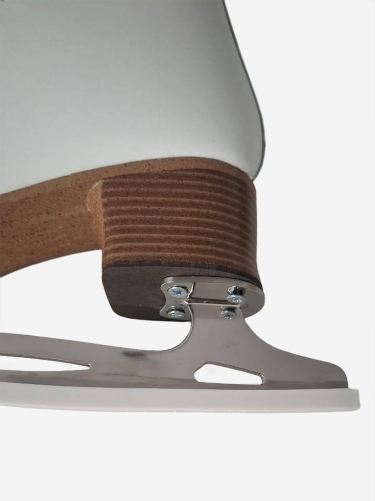 Коньки фигурные ROYAL SKATE RS YG c установленными профессиональными лезвиями RS DIAMONDS PRO LIGHT 7