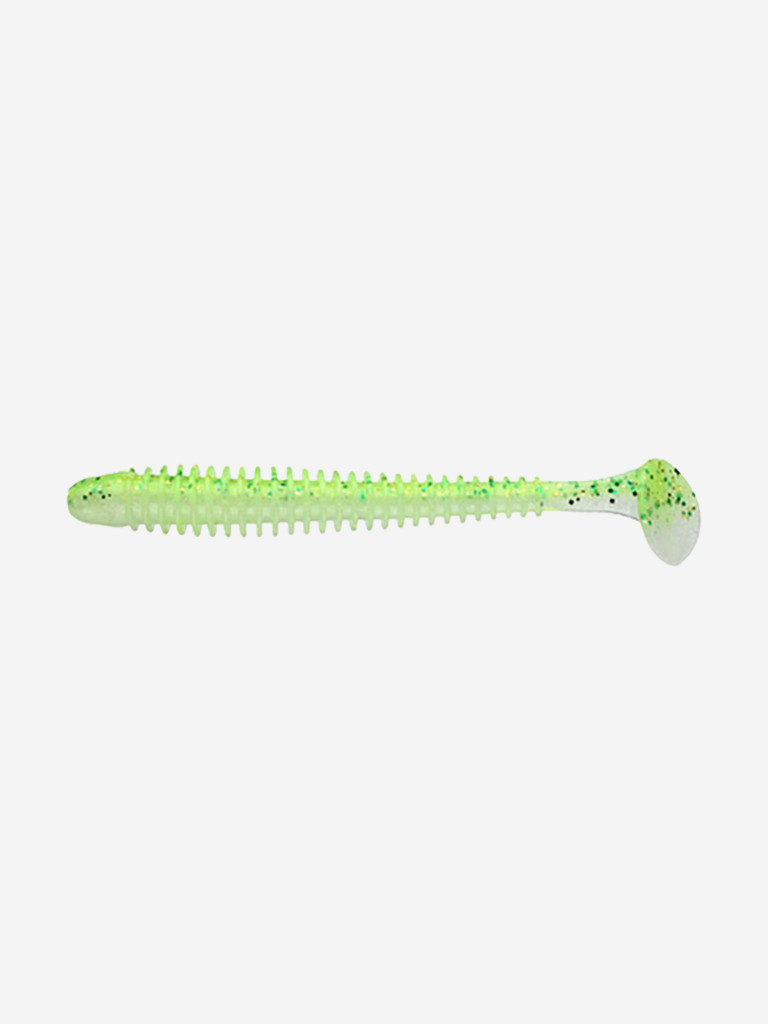 Силиконовые приманки для рыбалки Keitech Swing Impact 4.0 PAL# 02 Lime Chart Shad