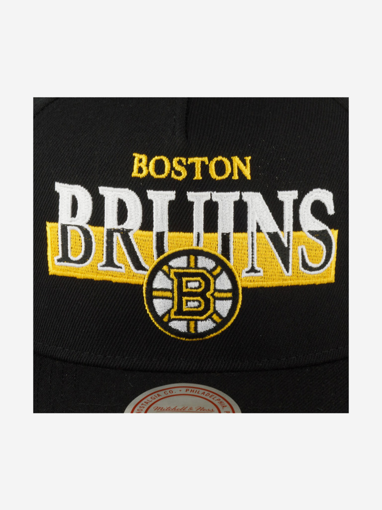 Бейсболка MITCHELL NESS HP8402-BBNBLCK Boston Bruins NHL (черный)