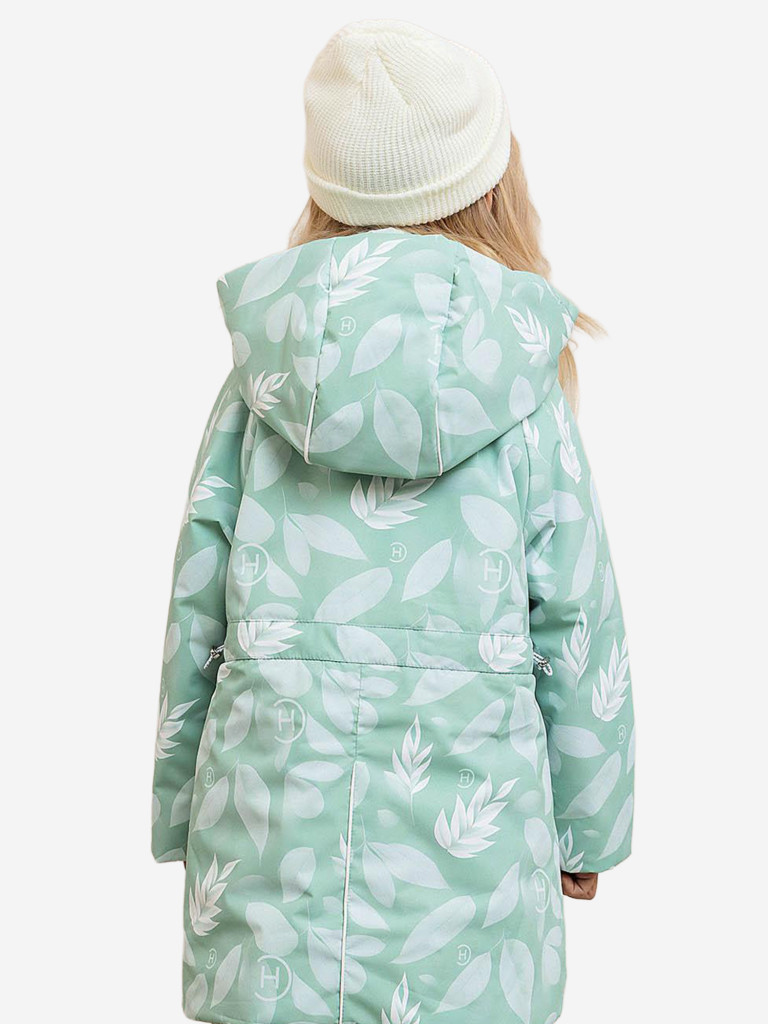 Парка для девочки batik Норис зеленый