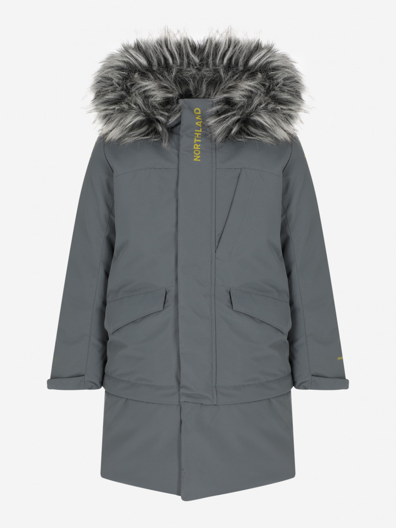 Пальто утепленное для мальчиков Northland Серый 9499₽