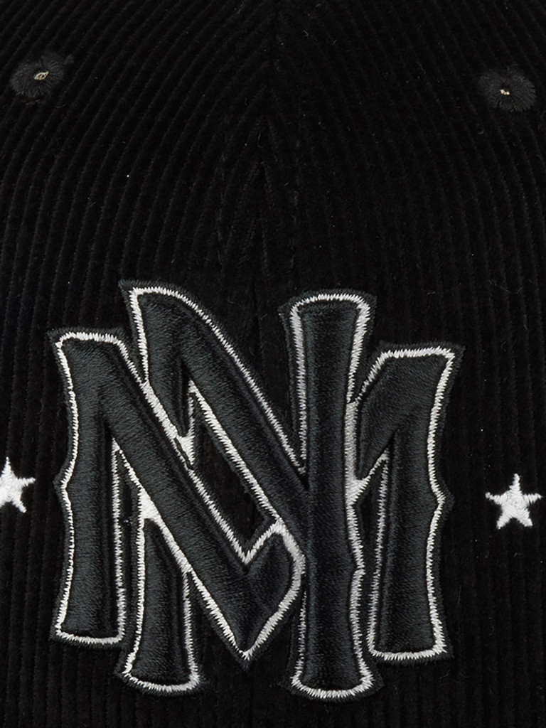 Бейсболка с прямым козырьком MITCHELL NESS HMUS6828-MNNYYPPPBLCK (черный)