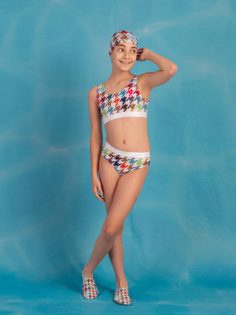 Купальник детский для девочки раздельный ARUNA