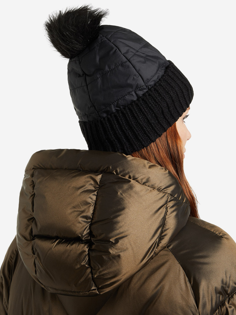 Шапка Columbia Snow Diva Beanie чёрный цвет — купить за 2799 руб. со