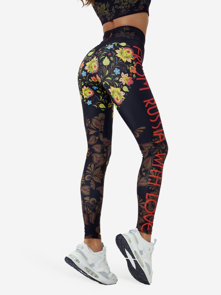 Легинсы женские спортивные BARKA, лосины для спорта, тайтсы