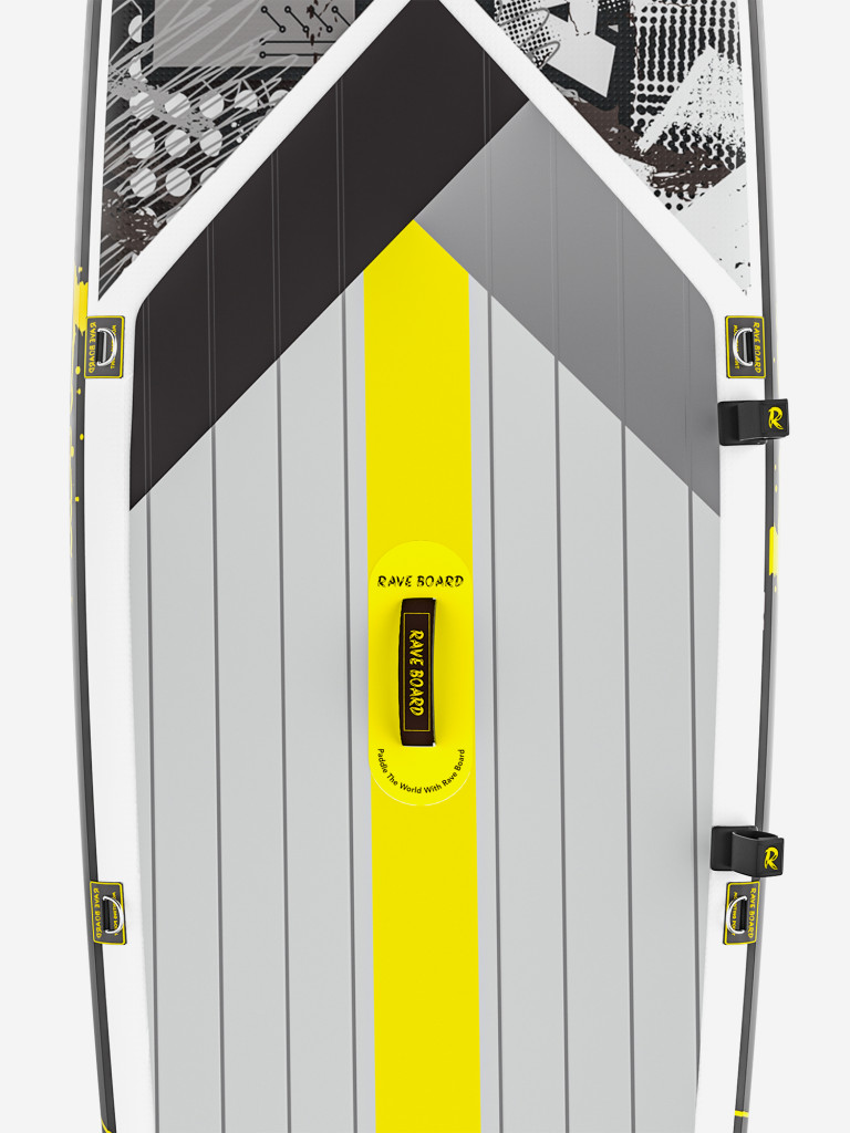 Надувной сапборд Rave Board RB01a Splash (335*83*15) с сидушкой и двойным веслом