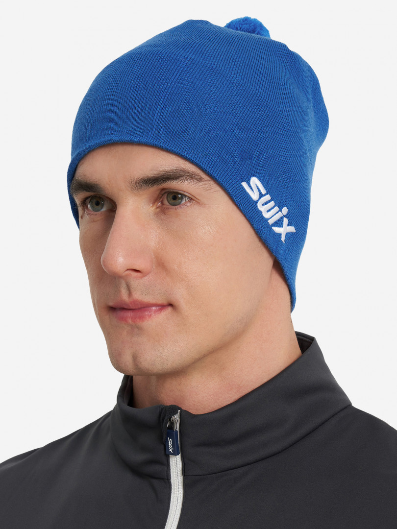 Шапка Swix Tradition 30114340299 Синий, размер 58,56, фото 4