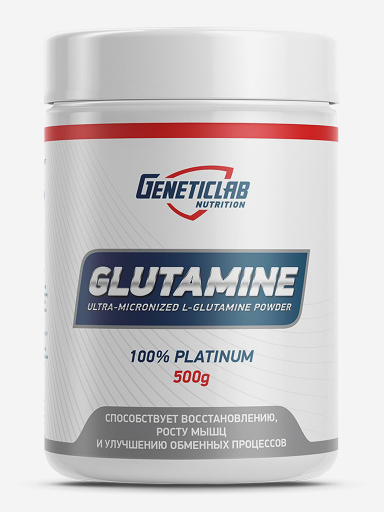 Аминокислота GLUTAMINE 500 g Без вкуса Geneticlab Nutrition