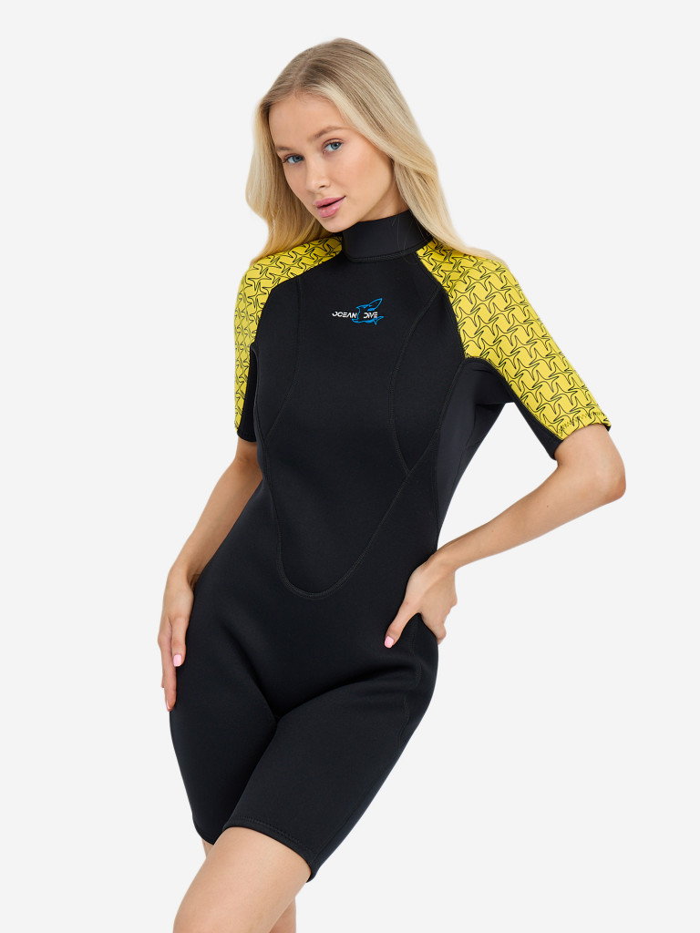 Гидрокостюм короткий женский неопреновый 3 мм Ocean Dive