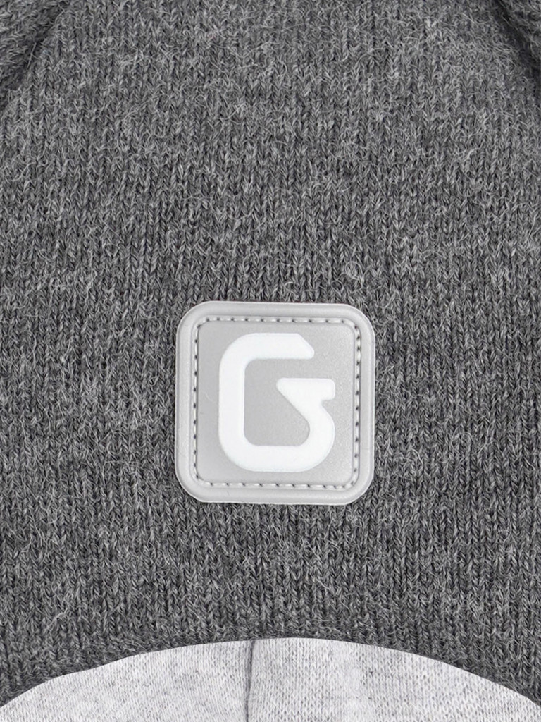 Шапка-шлем для мальчика GUSTI GW24AC1176B-GRAY