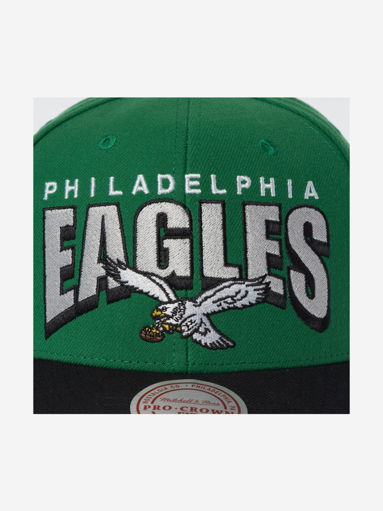 Бейсболка MITCHELL NESS HHSS6641-PEAYYPPPGREN Philadelphia Eagles NFL (зеленый)