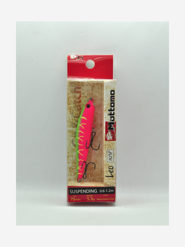 Воблер Mottomo Leo 70SP 5,3g Watermelon Pink