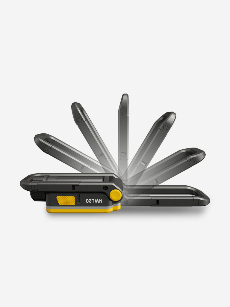Повседневный фонарь EDC NITECORE NWL20 многофункциональный рабочий фонарь 600 люмен, регулировкой от 0° до 180°, магнитным основанием