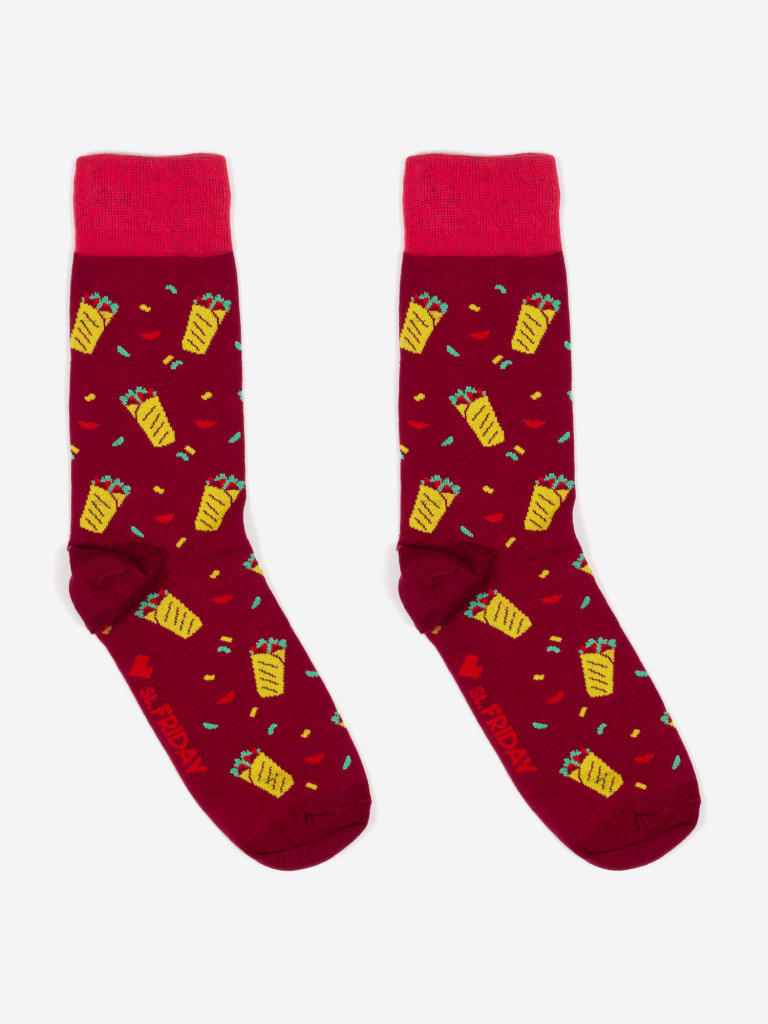 Носки с рисунками St.Friday Socks, Шаурма