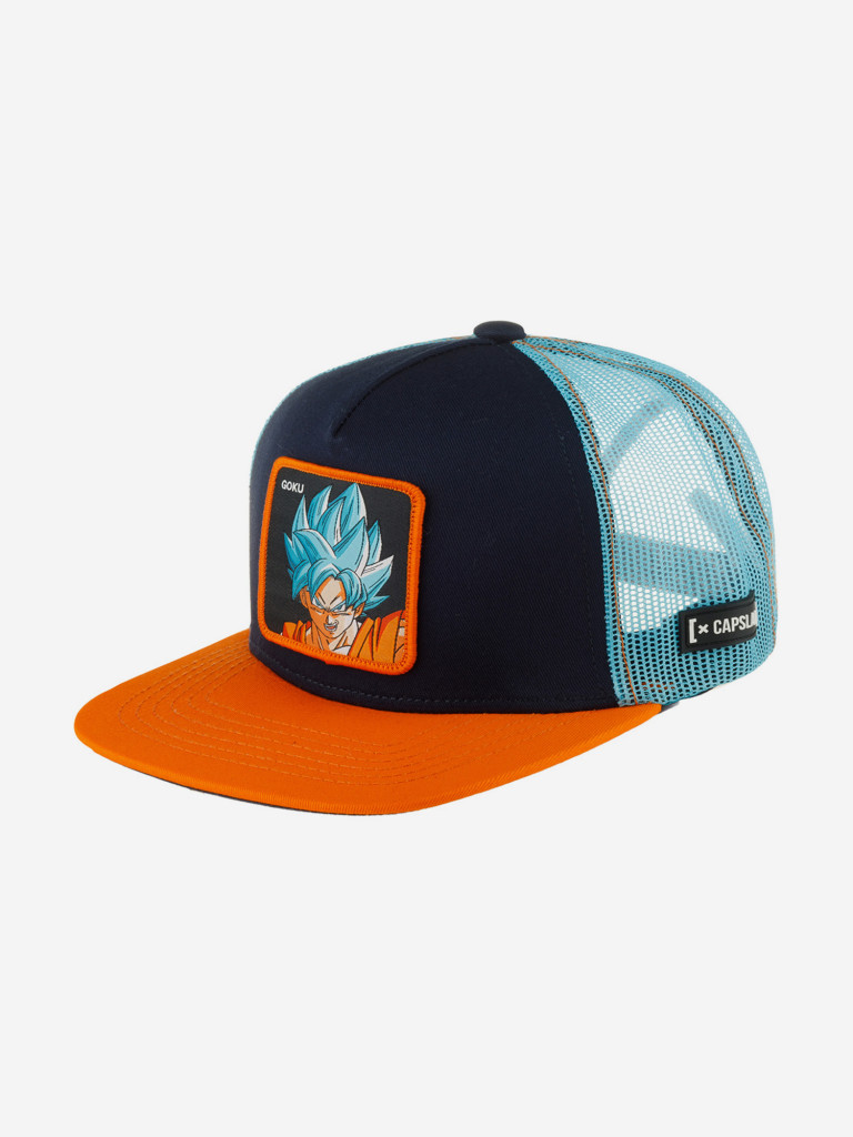 Бейсболка с прямым козырьком CAPSLAB CL/DBS3/1/CASF/SA2 Dragon Ball Goku (синий)