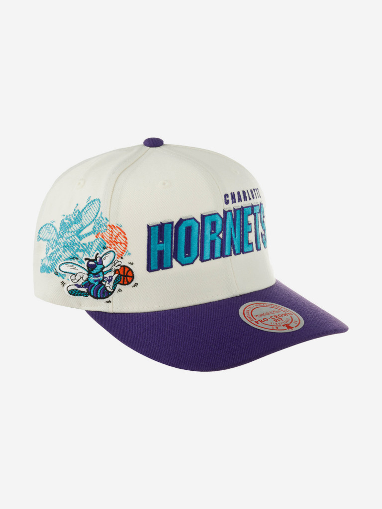 Бейсболка MITCHELL NESS 6HSSFH21HW005-CHOOFWH Charlotte Hornets NBA (белый)