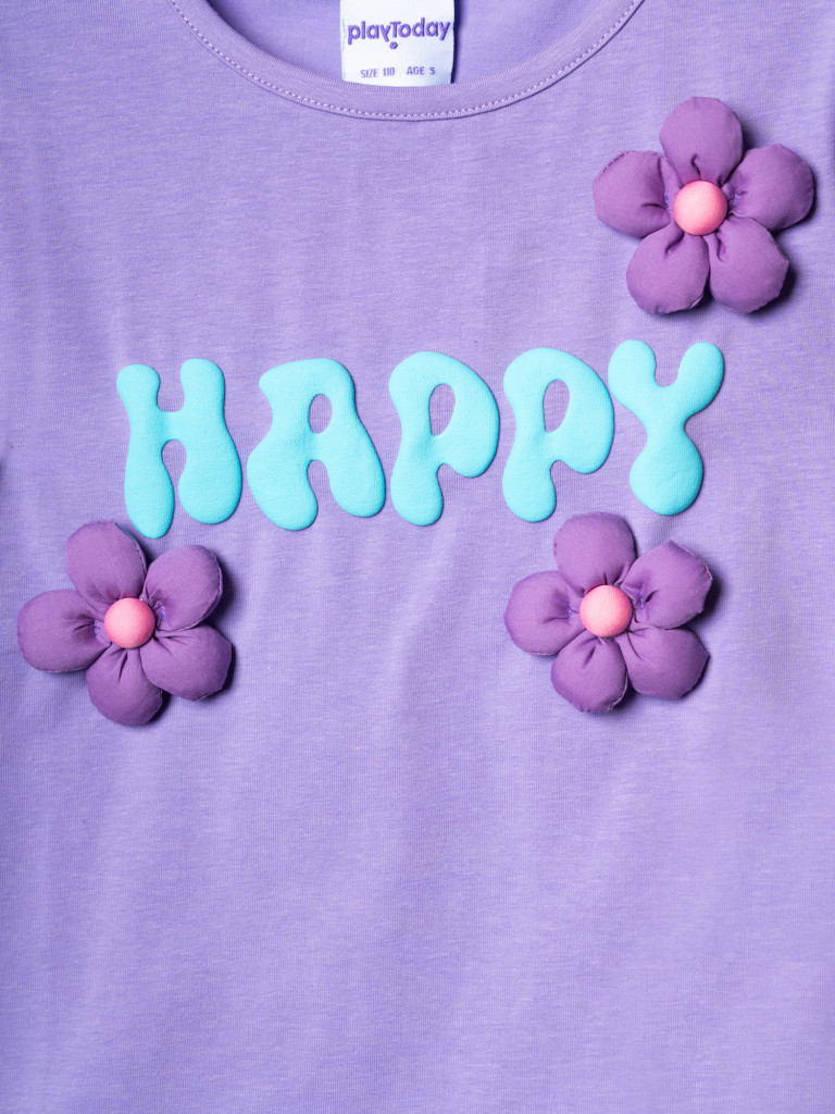 Комплект для девочек: футболка, шорты PlayToday