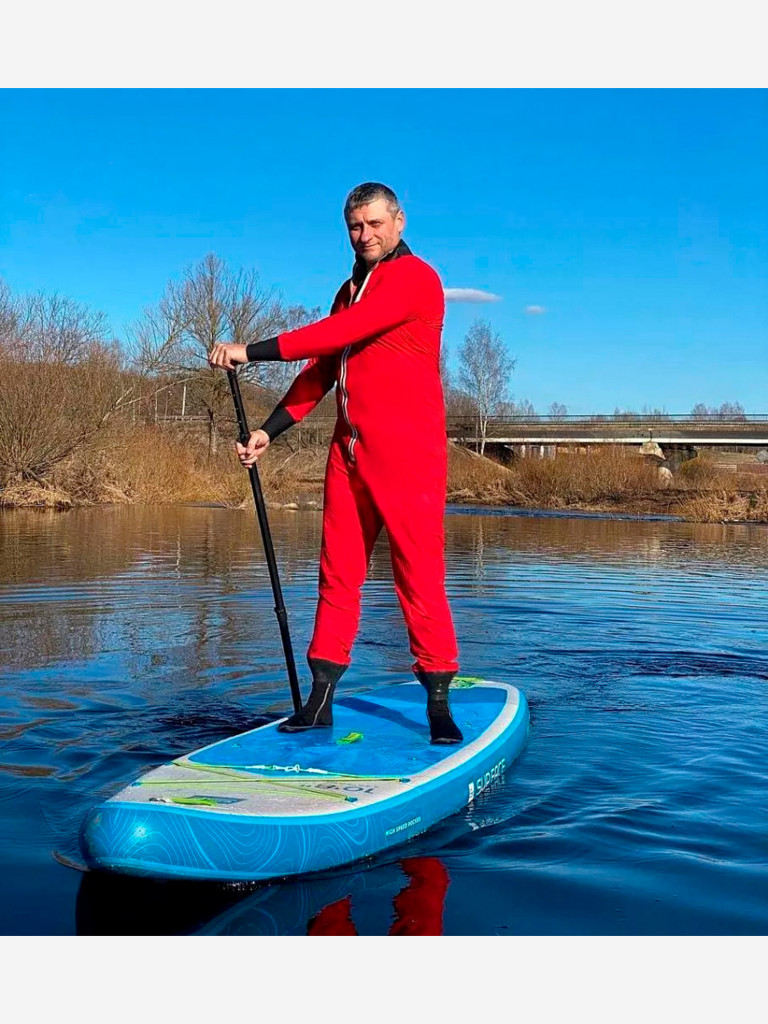 Сапборд надувной двухслойный SUP face Ride 10.8x34x6 rental 2025, 325x86x15 см, 10.9 кг