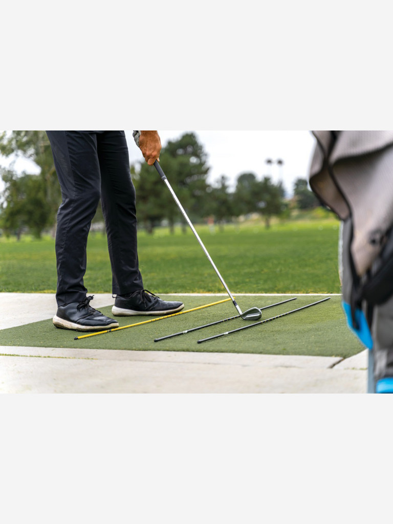 Гольф тренажер для свинга выравнивающие стержни для отработки точности удара 3 шт., 122 см SKLZ PRO RODS