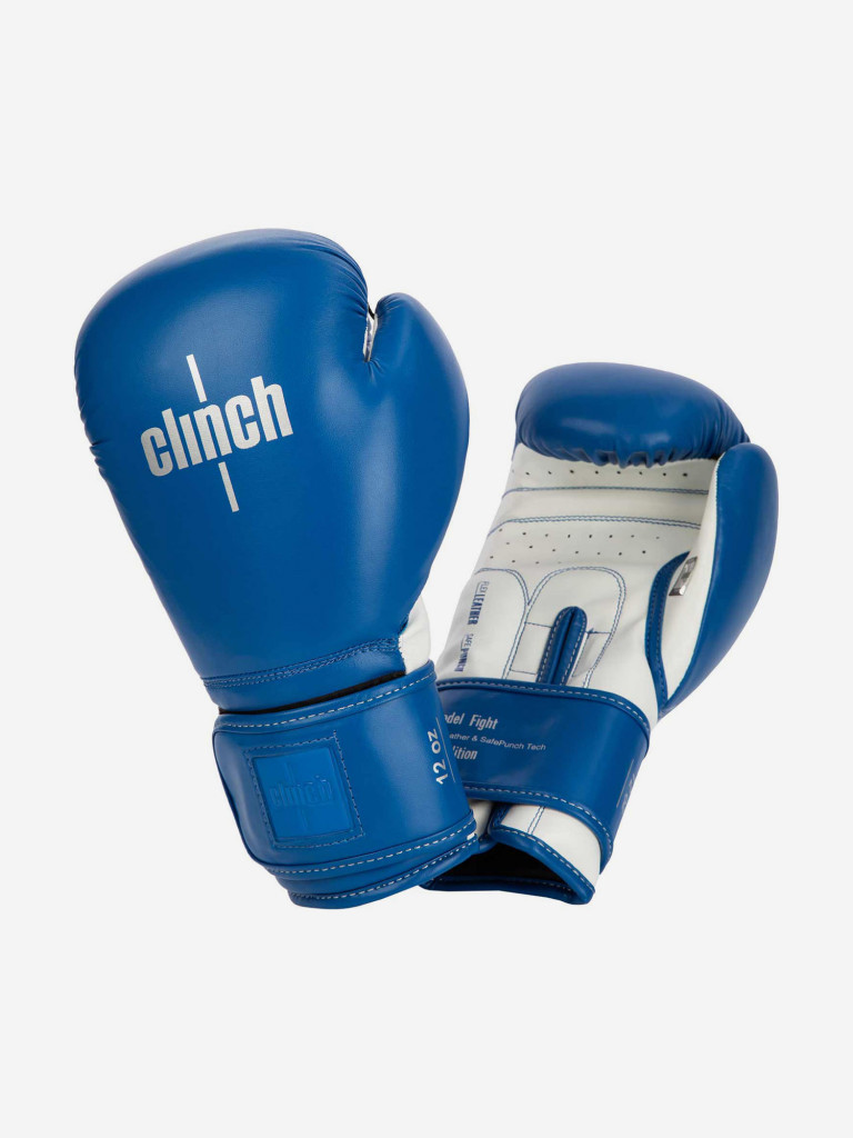 Перчатки боксерские Clinch Fight 2.0 сине-белые