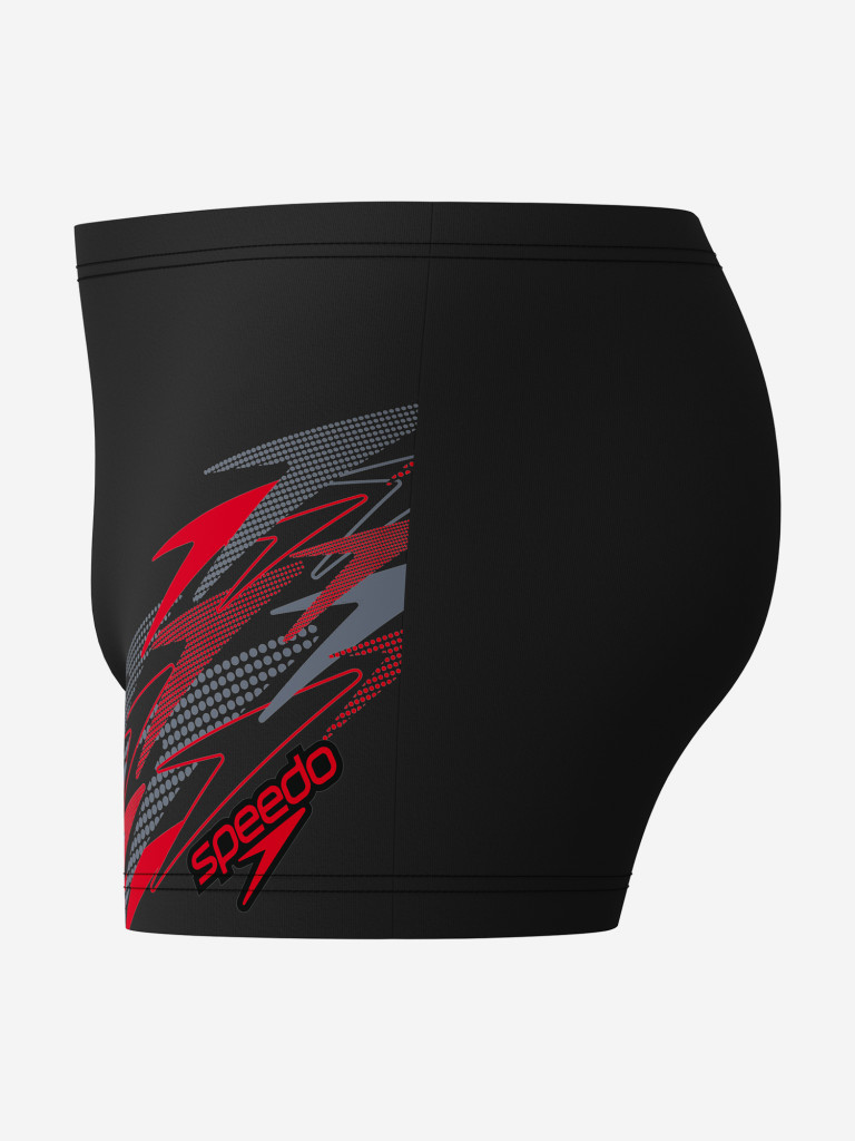Плавки-шорты мужские Speedo Medley Logo Aquashort Blk/Red